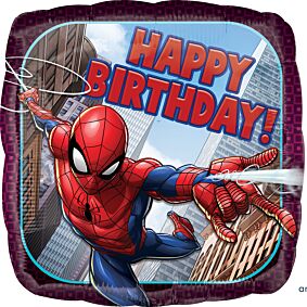 17" Spiderman Happy Birthday