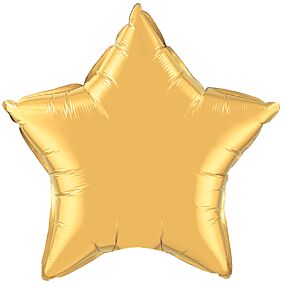 4" Metallic Gold Star