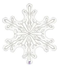 38" Clear Snowflake