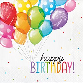 Balloon Bash - Lunch Napkin 16ct