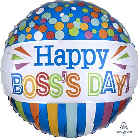 17" Boss Day Dots/Stripes