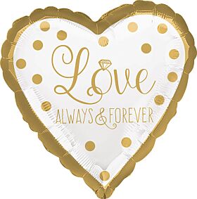 17" Sparkling Gold Wedding