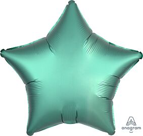 19" Satin Luxe Jade Star