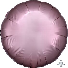 17" Luxe Rose Copper Round