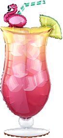 41" Let's Flamingle Tropical Drink