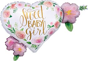 27" Floral Baby Girl