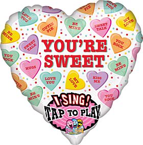 29" Sweet Candy Hearts Sing-A-Tune