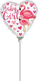 4" Flamingo Baby Girl