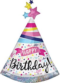 36" Hbday Sparkle Banner