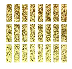 1.5" Sft Gold Glitter Letter I/1