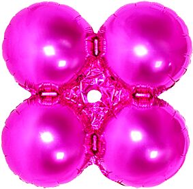 18" Quad Fuschia