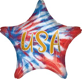 18" Tie Dye USA