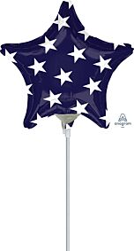 9" Two-Sided Stars and Stripes