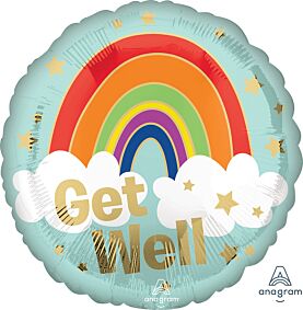 17" Get Well Golden Rainbow