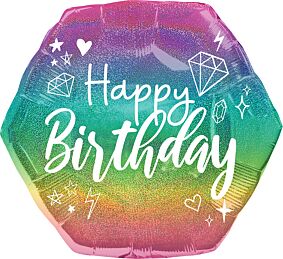 23" Sparkle Birthday Holographic