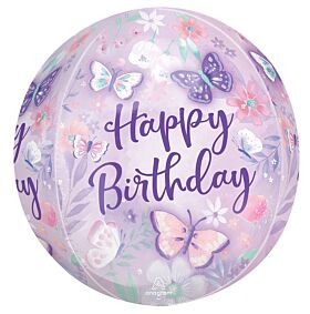 16" Flutters Happy Birthday