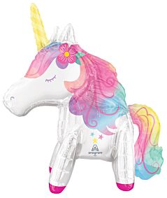 25" Enchanted Unicorn Air Fill Decor