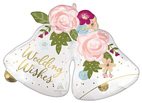 33" Wedding Wishes Bells