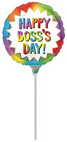 9" Colorful Boss's Day Burst