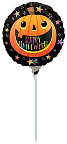 9" Smiley Halloween Pumpkin