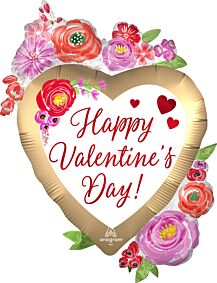 43" Satin HVD Watercolor Floral