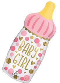 31" Baby Girl Bottle