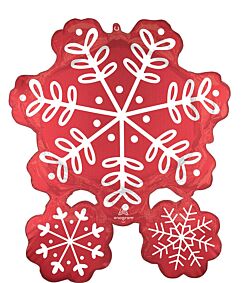 31" Satin Nordic Snowflakes