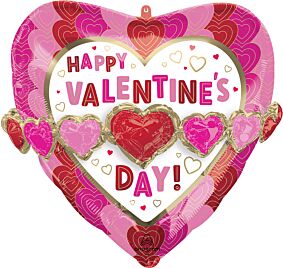 26" HVD Wrapped in Hearts