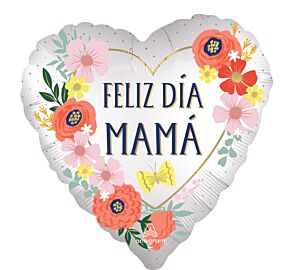 18" Satin Feliz Dia Mama Blooms