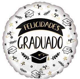 17" Sketched Felicidades Graduado