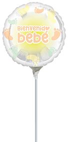 9" Bienvenido Pies de Bebé