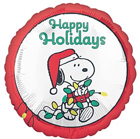 17" Peanuts Happy Holidays