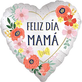 28" Satin Feliz Dia Mama Blooms