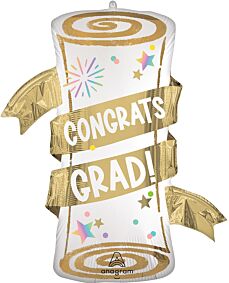 31" Satin Pastel Grad Party Diploma