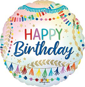 17" Birthday Streamers