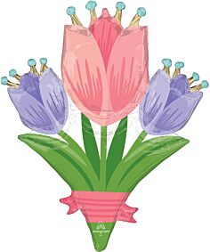 38" Spring Cheer Tulips