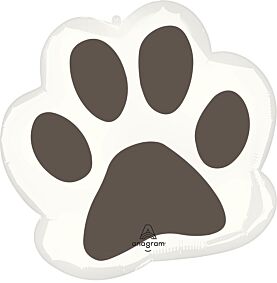 23" Pawsome Party Paw Print