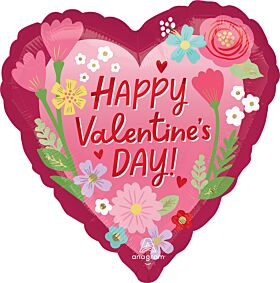 17" Sending Flowers Valentine