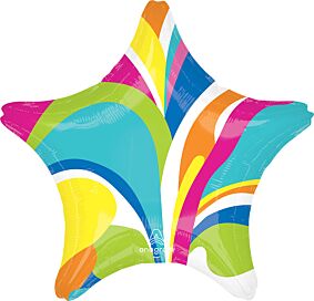 19" Vibrant Macro Marble