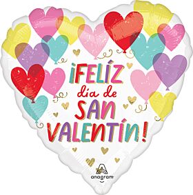 17" Hearts on Hearts Spanish Valentine
