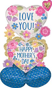 33" Mother's Day Botanical Lines AirLoonz