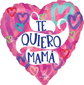 17" Te Quiero Mama Layered Hearts