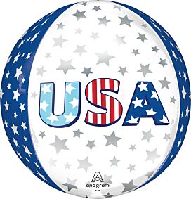 16" USA Star Bursts Orbz