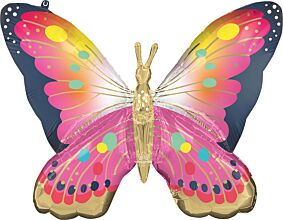 30" Vibrant Pink Satin Butterfly Flutters