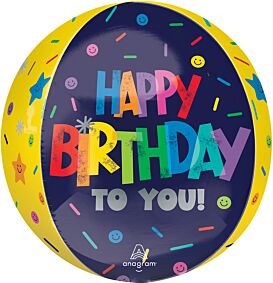 16" Bold Birthday Orbz