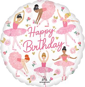 17" Ballerina Girl Birthday