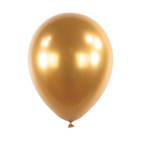 11" Anagram Satin Luxe Gold Sateen Latex