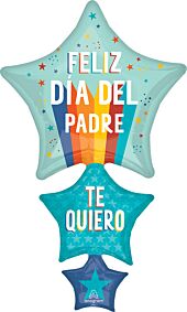 42" Playful Stripes Feliz Dia Del Padre