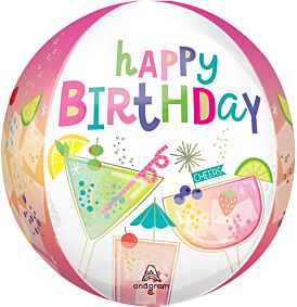 16" Cocktail Surprise Birthday Orbz