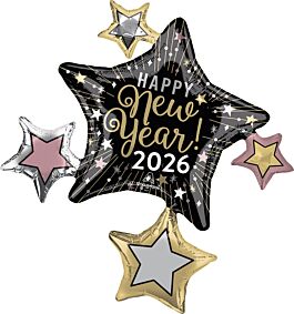 35" 2026 NYE Celebration Stars